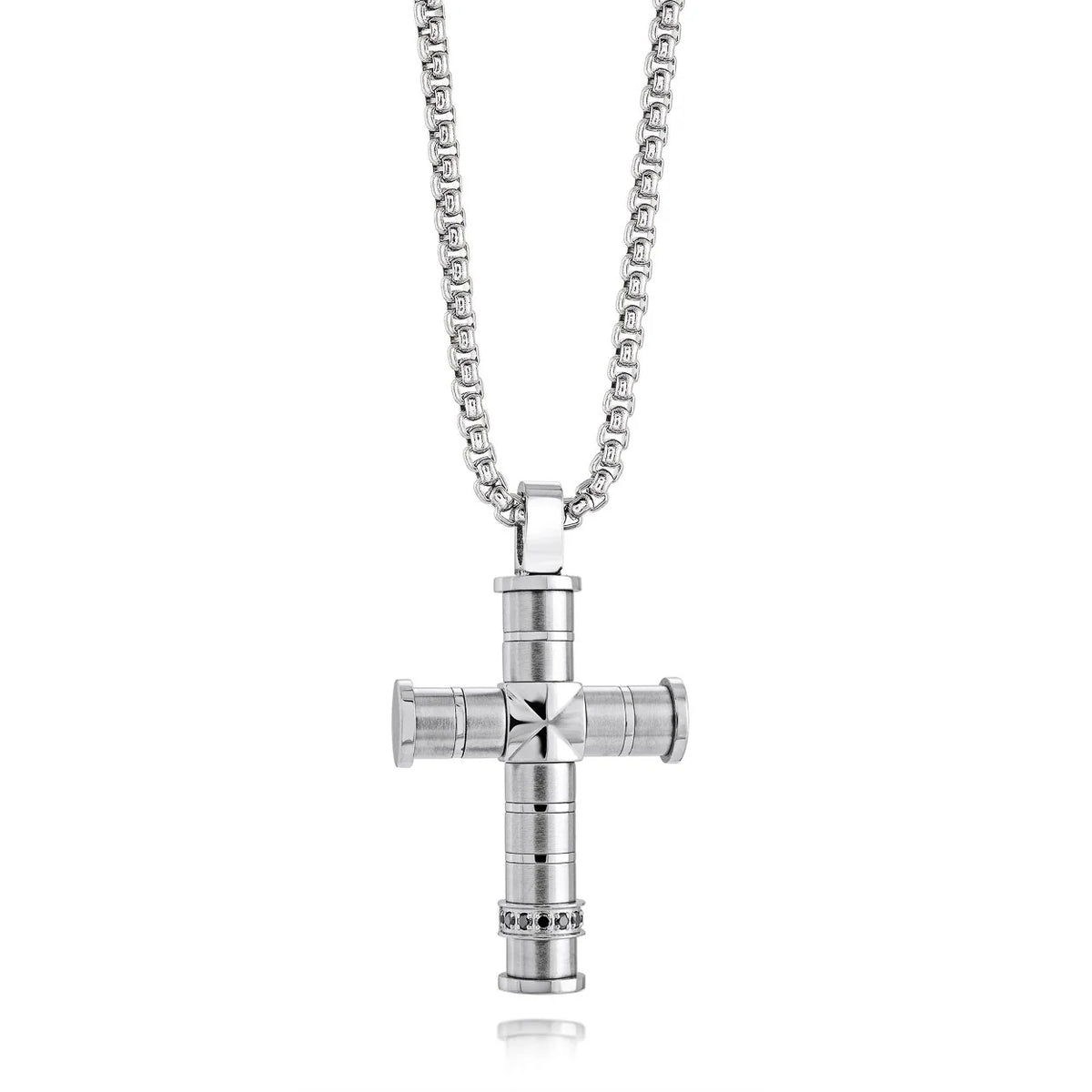Men’s Stainless Steel Cross Necklace