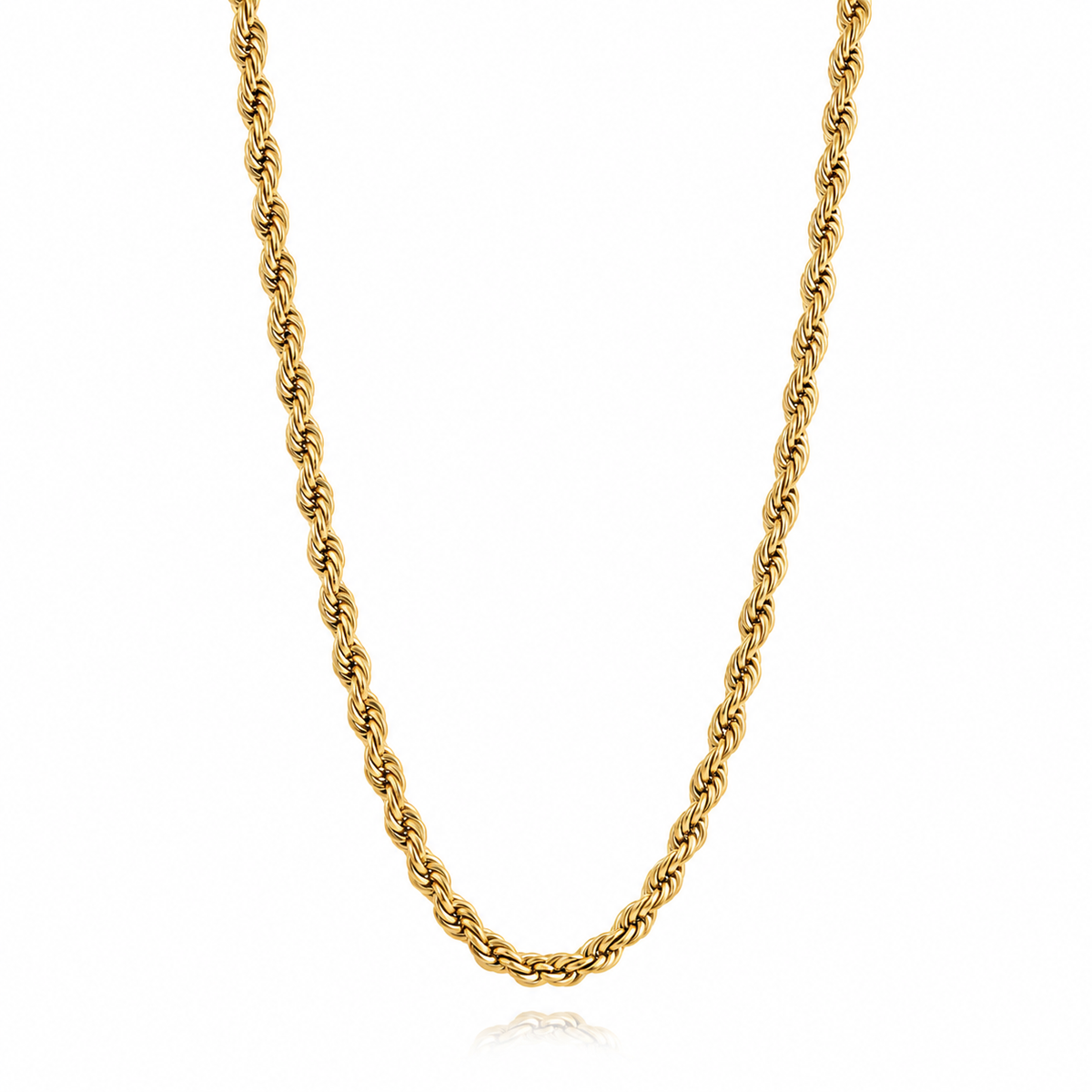 Steel Gold Rope Chain 3mm